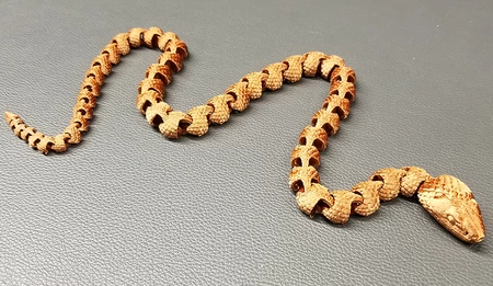  Articulated snake with scales  3d model for 3d printers