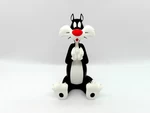 Modelo 3d de Sylvester el gato para impresoras 3d