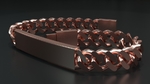  Gourmette curb link chain  3d model for 3d printers