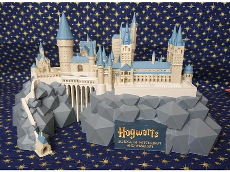 Castillo de Hogwarts (3 partes para letra grande)