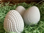  Textured snap eggs  3d model for 3d printers