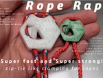 Modelo 3d de Rap de cuerda (colgar la cuerda a la velocidad del rayo y fácil) para impresoras 3d