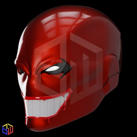 Red Hood 3 Jokers Jokerized Helmet