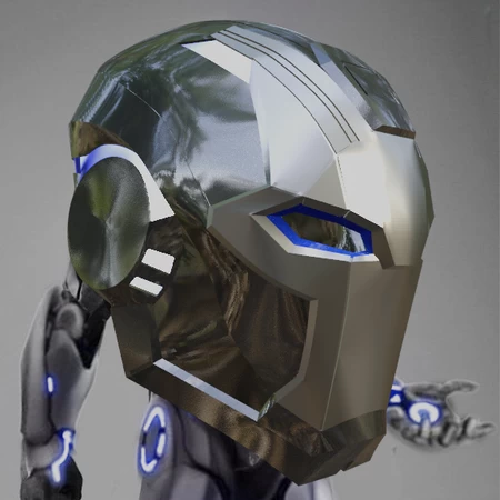 Stealth Iron Man concept inspired Helmet