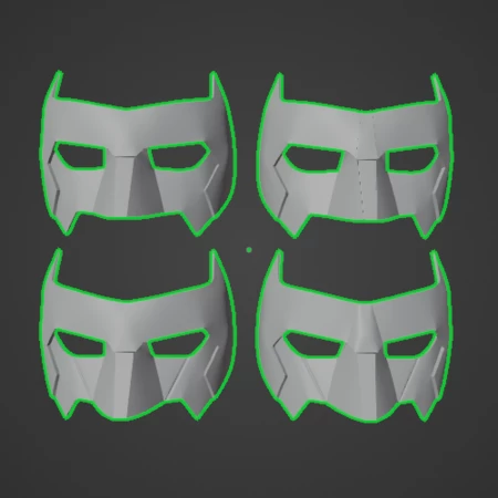 Paquete de Máscara de Dominó Inspirado en Kyle Rayner de Linterna Verde