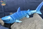 Modelo 3d de Tiburón tigre flexi (impresión in situ) para impresoras 3d