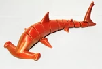 Modelo 3d de Tiburón martillo flexi (impresión in situ) para impresoras 3d