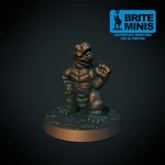  Tortle child 28mm (supportless, fdm-friendly)  3d model for 3d printers