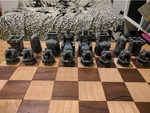  Traditional chess set  3d model for 3d printers