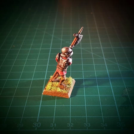  halberdier 28mm (no supports)  3d model for 3d printers
