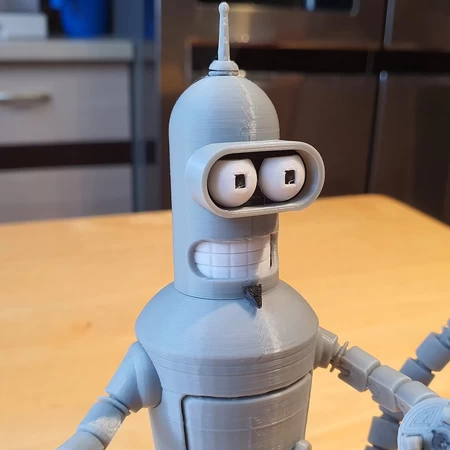 Flexo head & upgrade parts for Bender (Futurama)