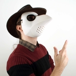Modelo 3d de Médico de la peste de la máscara para impresoras 3d