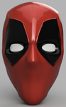Modelo 3d de Máscara de deadpool para impresoras 3d