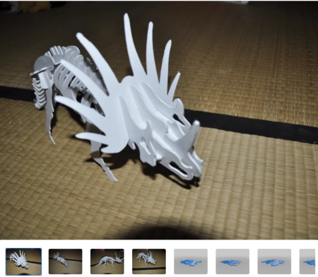 Styracosaurus de puzzle en 3D, Dino