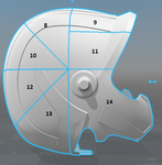Modelo 3d de Thor ragnarok casco (ala de los rotadores) para impresoras 3d