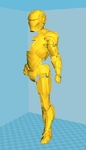 Modelo 3d de Iron man mk6 mc 6 de traje para impresoras 3d