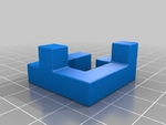  Printable interlocking puzzle #3 - level 4 by bram cohen  3d model for 3d printers