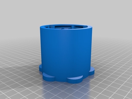Modelo 3d de Laberinto de cilindro caja visibles y ocultas versiones para impresoras 3d