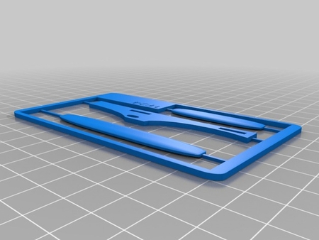  Glider kit card  3d model for 3d printers