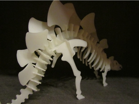 Stegosaurus de Puzzle en 3D Construction Kit
