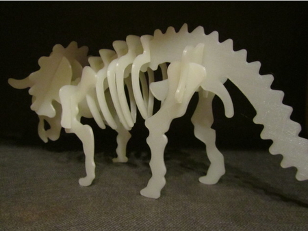 Triceratops de Puzzle en 3D Construction Kit
