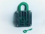  Puzzle lock // sliding puzzle  3d model for 3d printers
