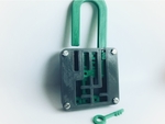  Puzzle lock // sliding puzzle  3d model for 3d printers