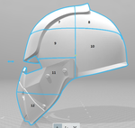 Modelo 3d de Sintetizador de campo casco (fallout 4) para impresoras 3d