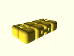 Modelo 3d de Paramétrico mini fidget cubo para impresoras 3d