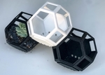 Modelo 3d de Plantygon - modular geométrica de apilamiento maceta para plantas suculentas para impresoras 3d