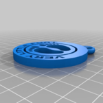  Very little foot keychain  3d model for 3d printers