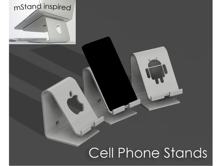  Mstand inspired phone stand  3d model for 3d printers