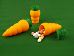  Carrot containers  3d model for 3d printers