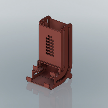 Modelo 3d de Fácil aa + aaa soporte de la batería para impresoras 3d