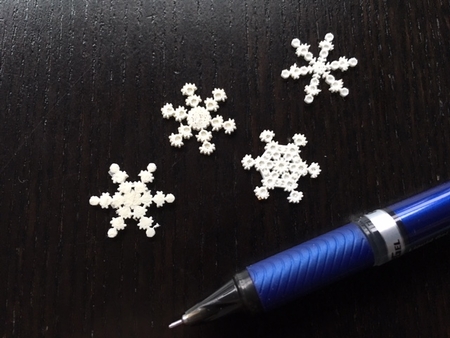 Micro Copos de nieve - desde el Copo de nieve de la Máquina