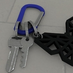  Butterfly keychain / butterfly keychain  3d model for 3d printers