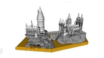 Modelo 3d de La escuela hogwarts de brujería para impresoras 3d