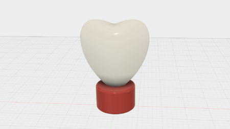 Modelo 3d de Corazón de té de la lámpara para impresoras 3d