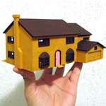 Modelo 3d de La casa de los simpsons para impresoras 3d