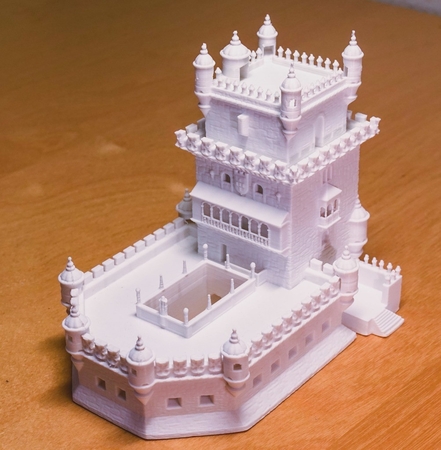 Modelo 3d de La torre de belém para impresoras 3d