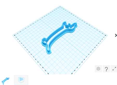  Cookie dog  3d model for 3d printers