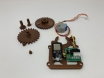  'antique' auto correcting analog clock  3d model for 3d printers