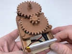 Modelo 3d de 'antiguos' auto corrección de reloj analógico para impresoras 3d