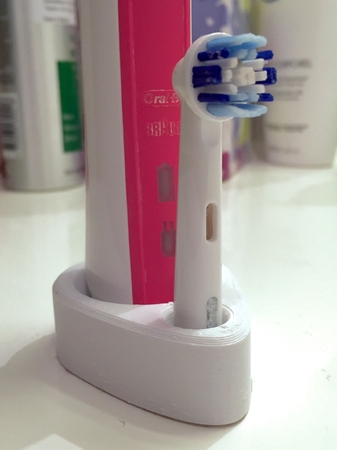 Modelo 3d de Titular de cepillo de dientes eléctrico para impresoras 3d