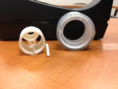  Tape dispenser roller and pin  3d model for 3d printers