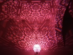 Modelo 3d de Pentagonal rosa sombra de la lámpara v1.0 para impresoras 3d