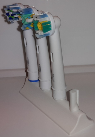 Modelo 3d de Cepillo de dientes soporte para oral-b para impresoras 3d
