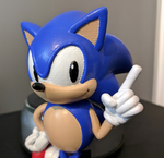 Modelo 3d de Sonic el erizo! (con el logotipo) para impresoras 3d