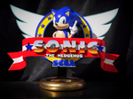 Modelo 3d de Sonic el erizo! (con el logotipo) para impresoras 3d