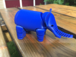 Modelo 3d de Elefante fabshop para impresoras 3d